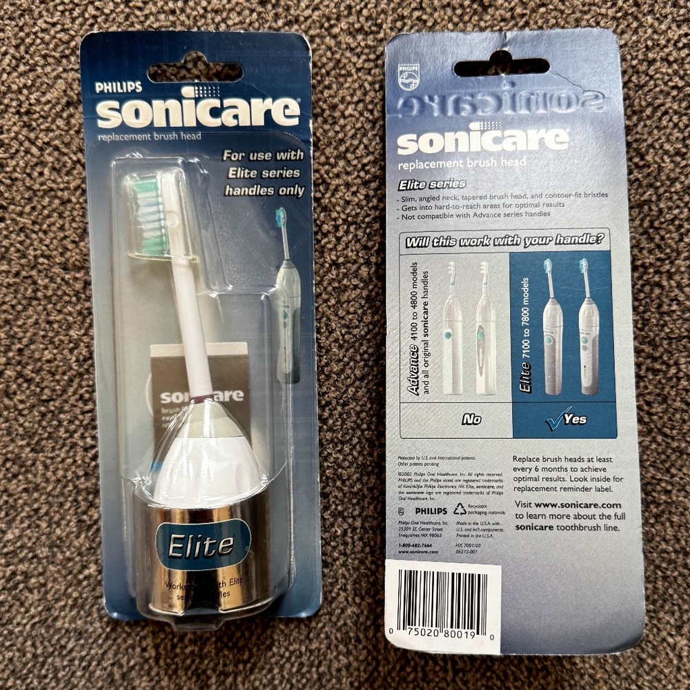 Philips Sonicare Elite Replacement Brush Head New in Package